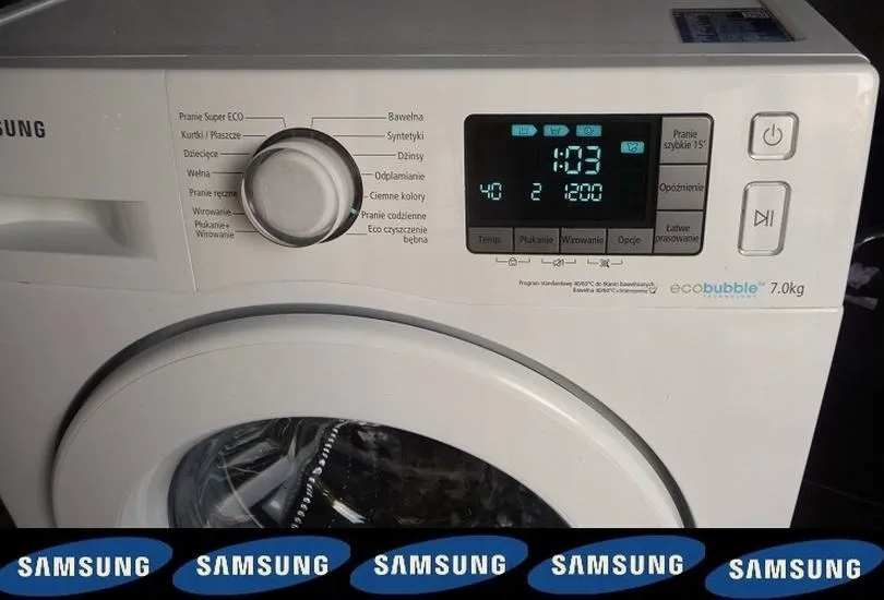 Dlaczego pranie z pralką Samsung Eco Bubble nie pachnie świeżo?