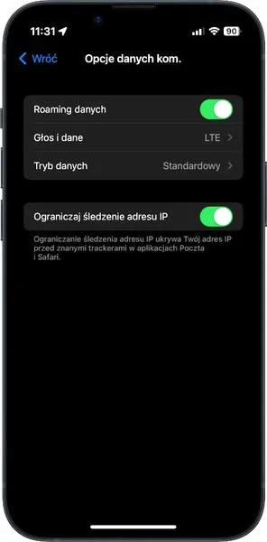 Kontrola kosztów roamingu
