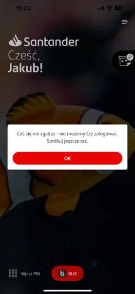 Płatności BLIK w Santander