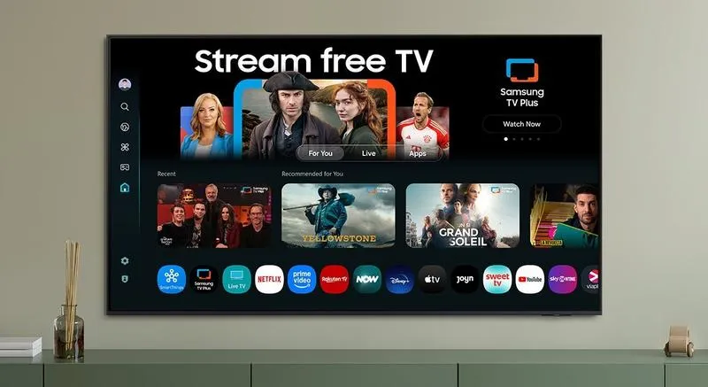 Połączenie kablowe Ethernet w telewizorze