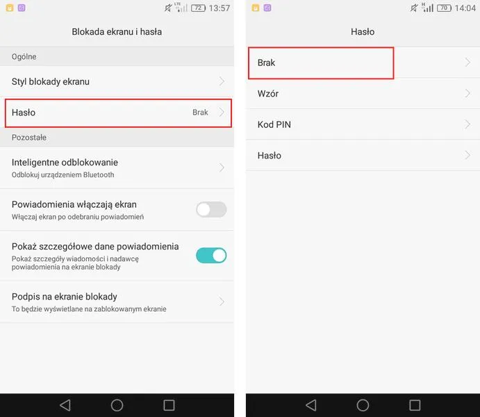 Problemy z wzorem blokady