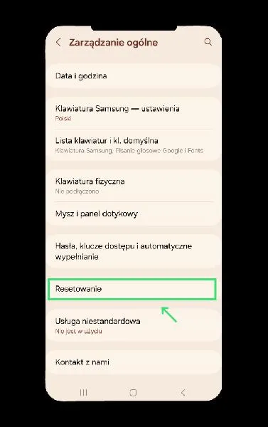 Przywracanie ustawień fabrycznych
