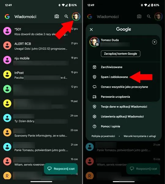 Zarządzanie połączeniami w telefonie