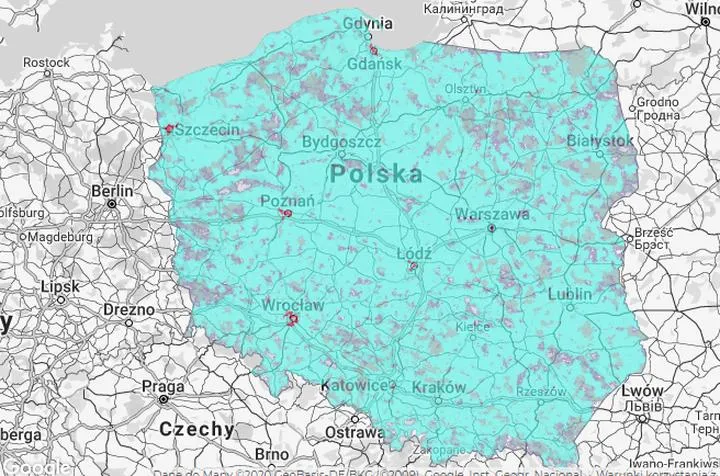 Zasięg internetu w domu